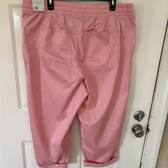Pink Drawstring Pants. - Picture 2 of 3